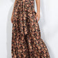 Printed High-Rise Tied Culottes