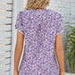 Floral Notched Neck Blouse