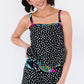 Printed Tied Tankini Set