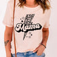 MAMA Lightning Graphic Round Neck Tee