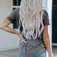 USA Star Graphic Round Neck Tee
