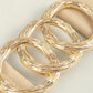 Zinc Alloy Buckle Elastic Wide Belt