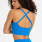 Crisscross Back V-Neck Sports Bra