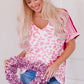 Leopard Color Block Tee Shirt