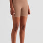 High-Rise Elastic Waistband Biker Shorts