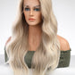 13*2" Lace Front Wigs Synthetic Long Wave 25" 150% Density