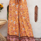 Bohemian Tie Waist Palazzo Pants