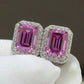 Shiny and Elegant 2 Carat Moissanite Stud Earrings