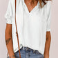 Smocked Frill Trim Flounce Sleeve Blouse