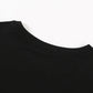 Color Block Side Slit Round Neck T-Shirt