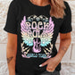 ROCK & ROLL Graphic Tee Shirt