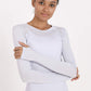 Quick-Dye Curved Hem Sports Top
