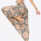 Smocked Long Harem Pants