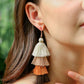 Layered Tassel Earrings