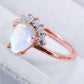 925 Sterling Silver Moonstone Ring