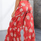 Printed High-Rise Tied Culottes