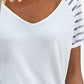 V-Neck Raglan Sleeve Tee