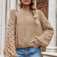 Weekend Style Rib-Knit Dropped Shoulder Sweater