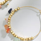 Turquoise Stainless Steel Hoop Earrings