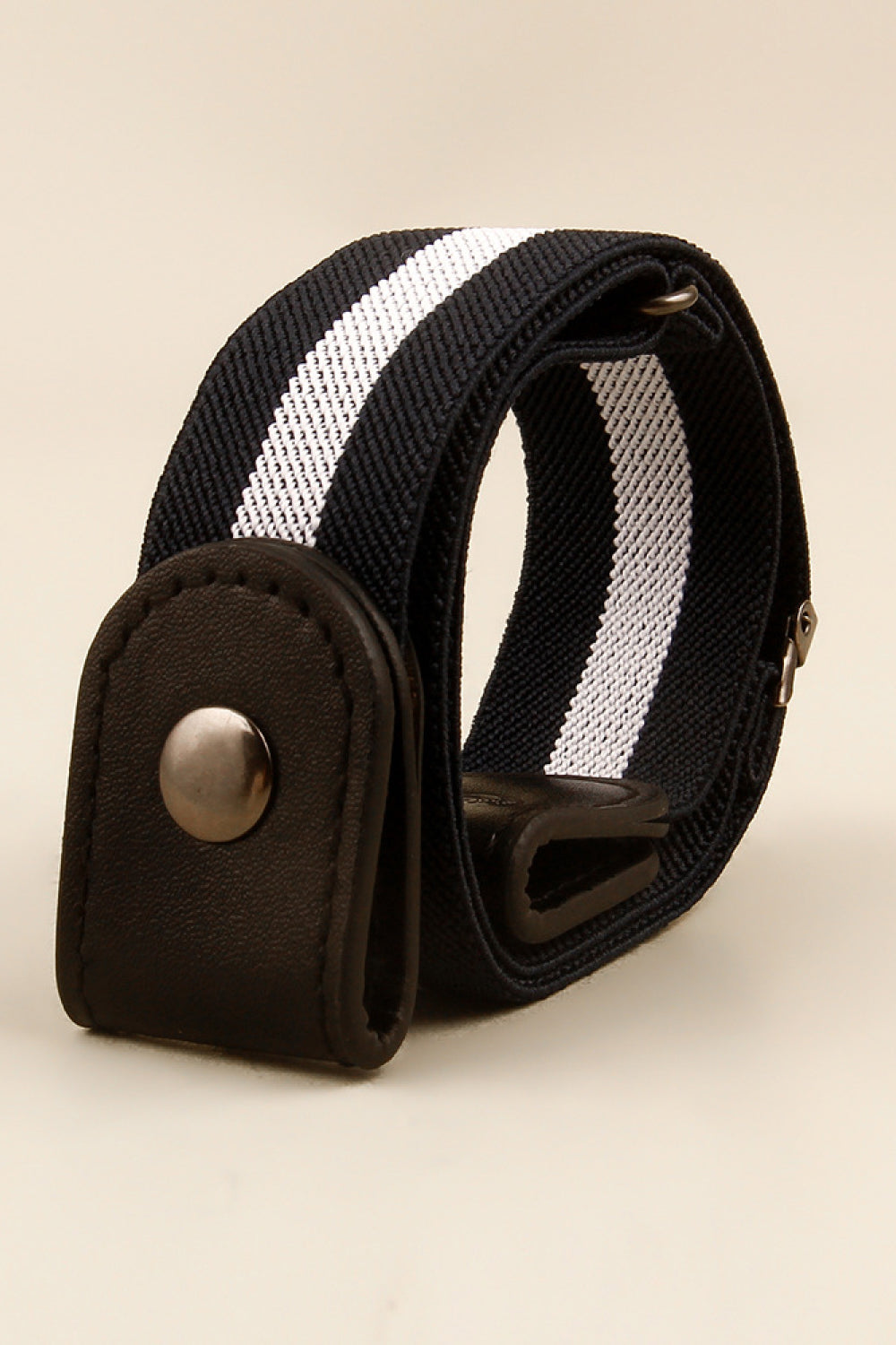 PU Elastic Snap Closure Belt