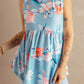 Floral Peplum Tank Top