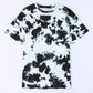 Tie-Dye Round Neck Short Sleeve Tunic Tee