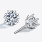 Stuck On You 4 Carat Moissanite Stud Earrings