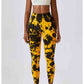 Tie Dye Wide Waistband Active Leggings