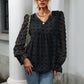 Swiss Dot Peplum Blouse