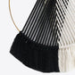 Contrast Fringe Round Macrame Wall Hanging