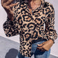 Leopard Printed Button Down Blouse