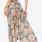 Smocked Long Harem Pants