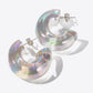 Resin C-Hoop Earrings
