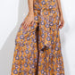 Printed High-Rise Tied Culottes