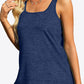 Curved Hem Square Neck Tank