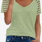 V-Neck Raglan Sleeve Tee