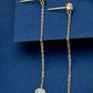 Moissanite Chain Earrings