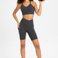 Crisscross Back V-Neck Sports Bra