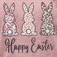 HAPPY EASTER Graphic Short Sleeve Tee