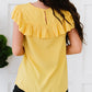Lace Ruffled Short Sleeve T-Shirt