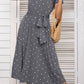 Belted Tee Dress With Pockets
