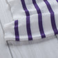 Striped V-Neck Long Sleeve Knit Top