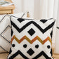 Geometric Embroidered Decorative Throw Pillow Case