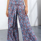 Printed High-Rise Tied Culottes