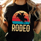 RODEO Graphic Round Neck Short Sleeve Tee