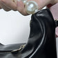 PU Leather Pearl Handbag