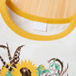 Baby Girl Graphic Flutter Sleeve Tee and Floral Shorts Set