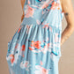 Floral Peplum Tank Top