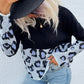 Leopard Color Block Sweater