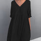 Tie Back Pocket Mini Dress